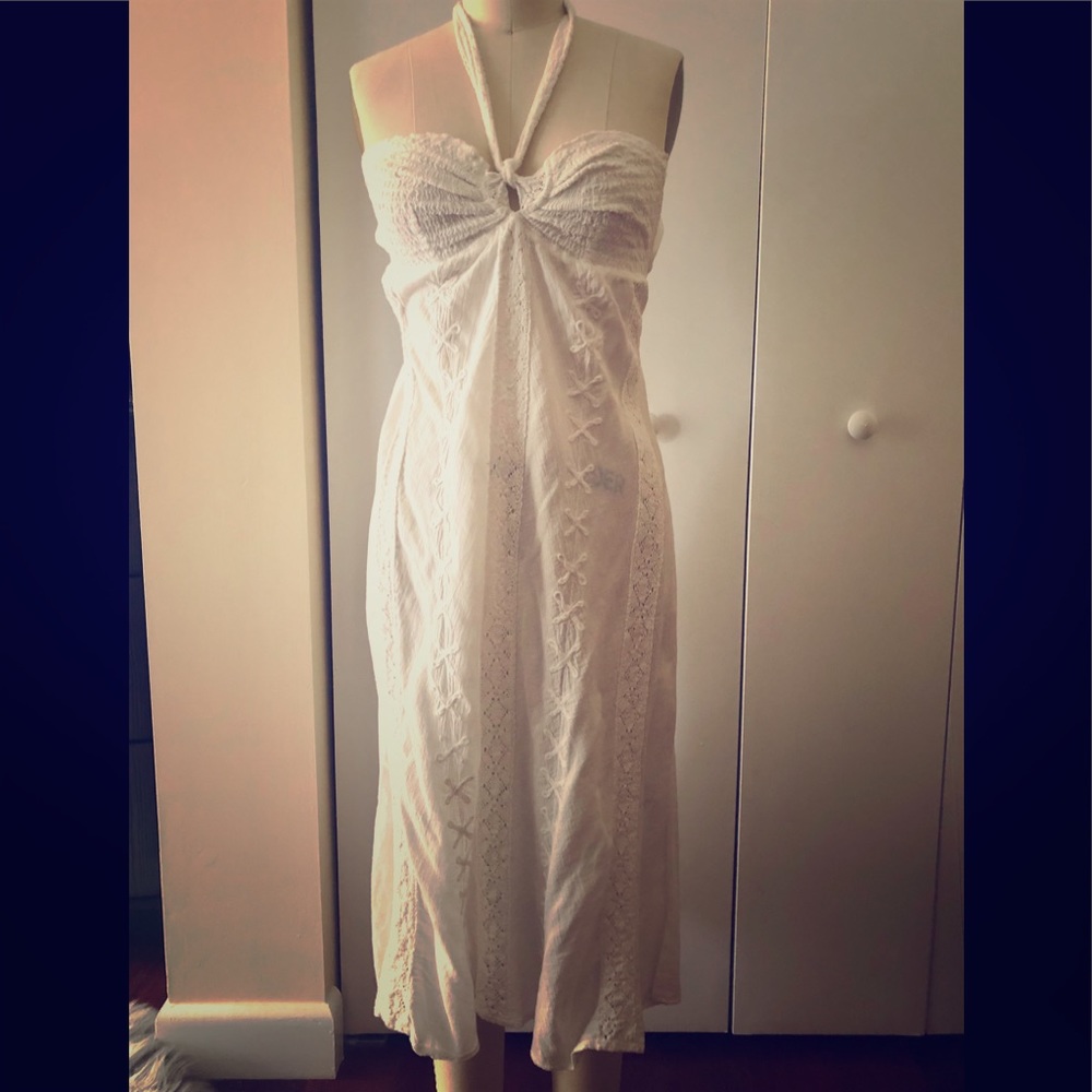 Beach white dress